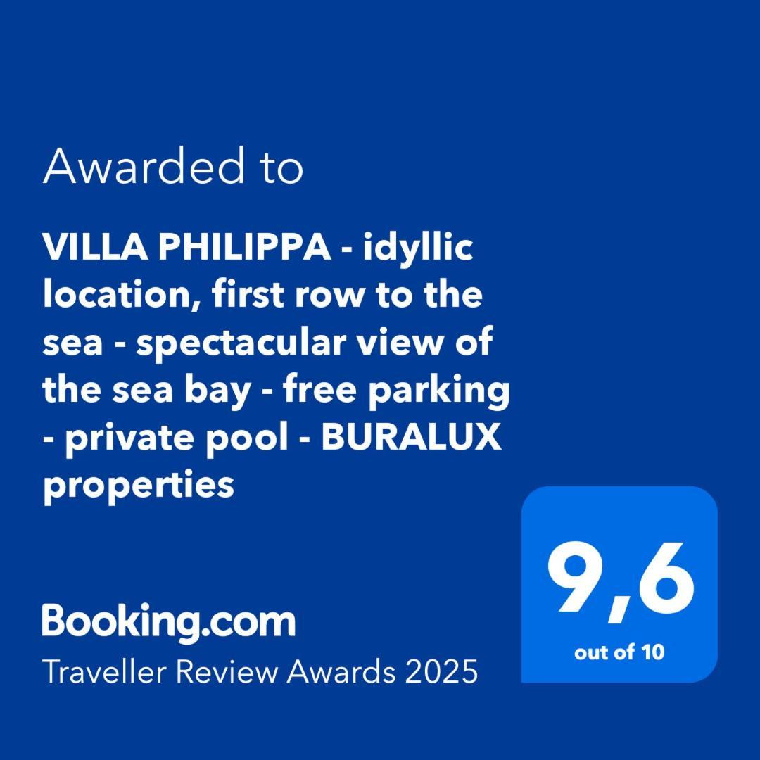 Philippa - Luxurious Five-room - Idyllic Location - First Row To The Sea - Spectacular View Of The Sea Bay - Unforgettable Sunsets - 15 Minutes From Supetar Ferry Port - Free Parking - Private Pool *